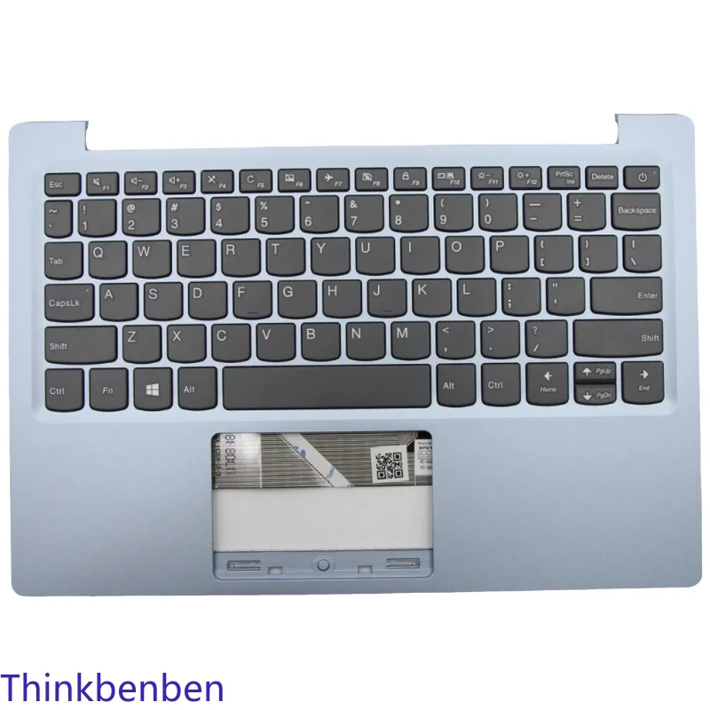 US English Blue Keyboard Upper Case Palmrest Shell Cover For Lenovo Ideapad 120S 11IAP Winbook S130 11 11IGM 5CB0P23733