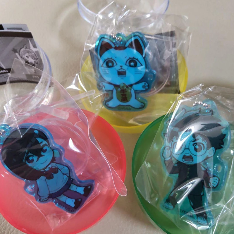 

Stand Stones Gashapon Anime New DanDaDan Figure Highway Granny Ayase Momo Okarun Birthday Plaque Cute Rubber Pendant Cartoon Toy