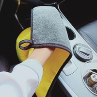 5Pcs Car Wash Microfiber Towel 30x30CM Car Cleaning Drying Cloth Hemming Car Care Cloth Detailing Car Wash Towel