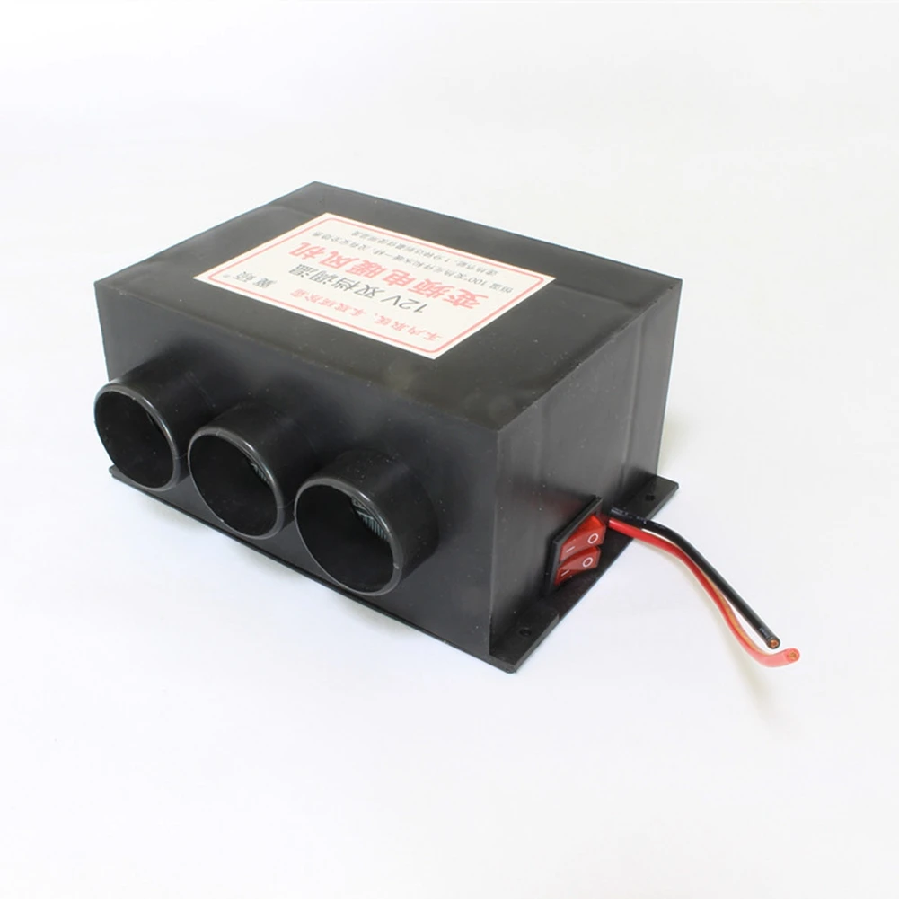 AEE6-12V 3-Port Car Heater Defroster Universal DC Car Truck Heater Automotive Air Heater Fan