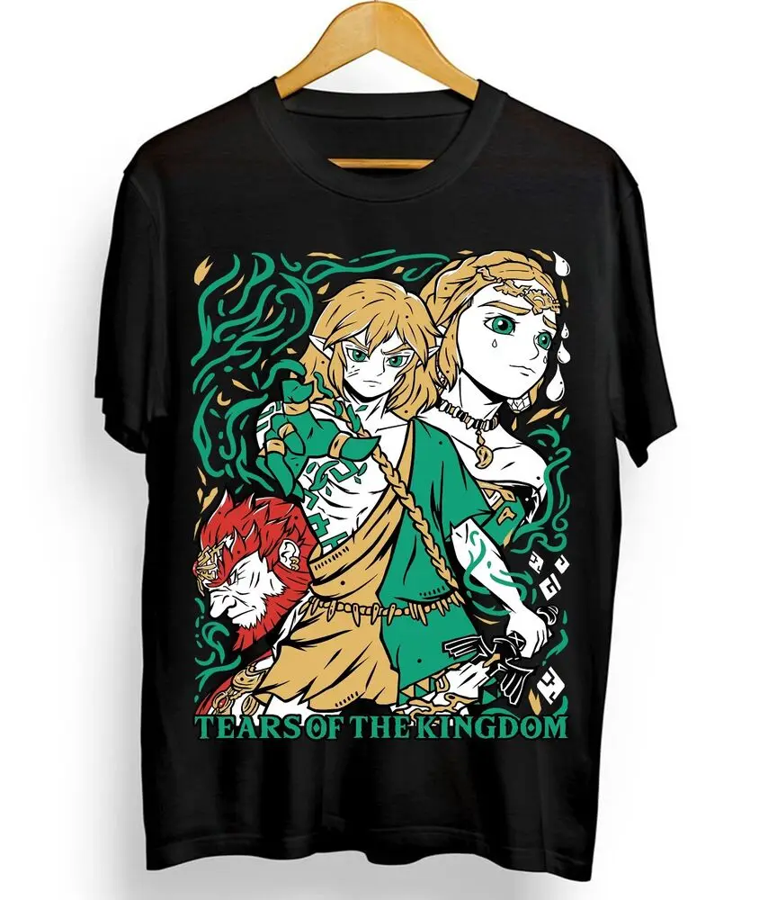 Link T-Shirt Hylian Crest Gifts Funny Shirt All Size