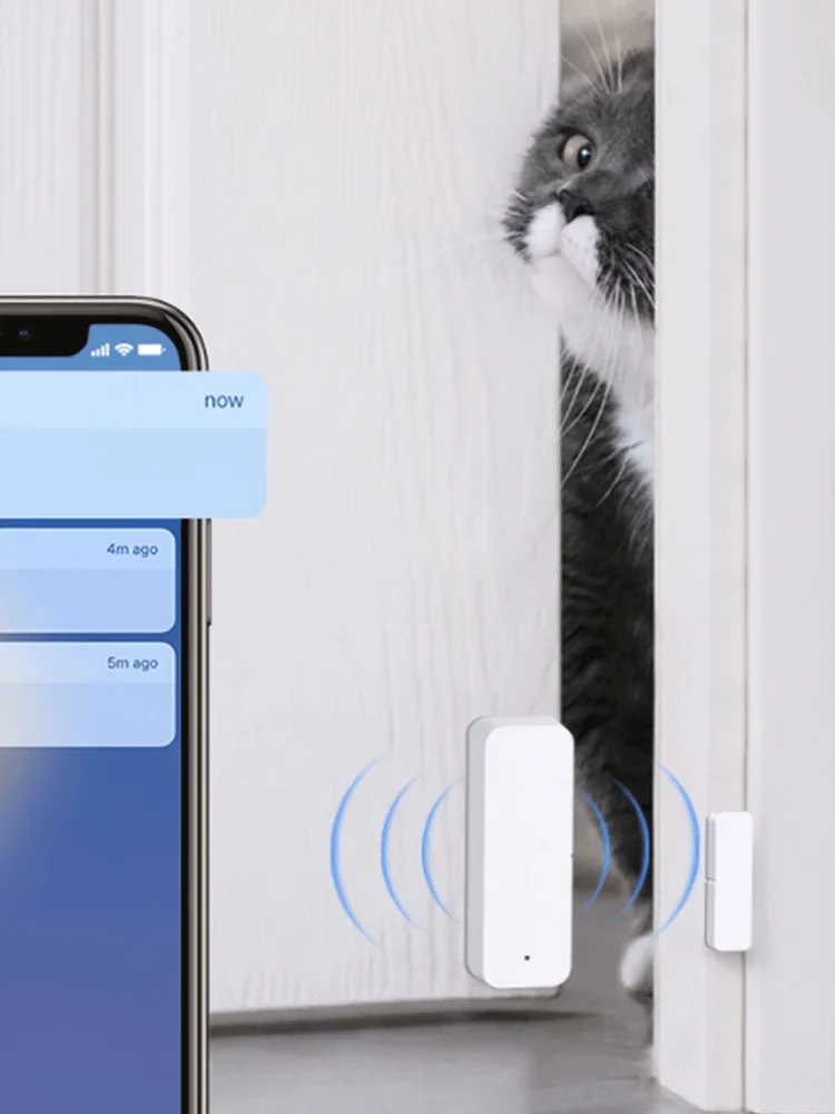 Capteur de porte Tuya Zigbee 3.0, capteur de fenêtre, capteur de contact, commande à distance par application, compatible avec Yandex SmartLife, Zigbee2MQTT, ZHA, Alexa