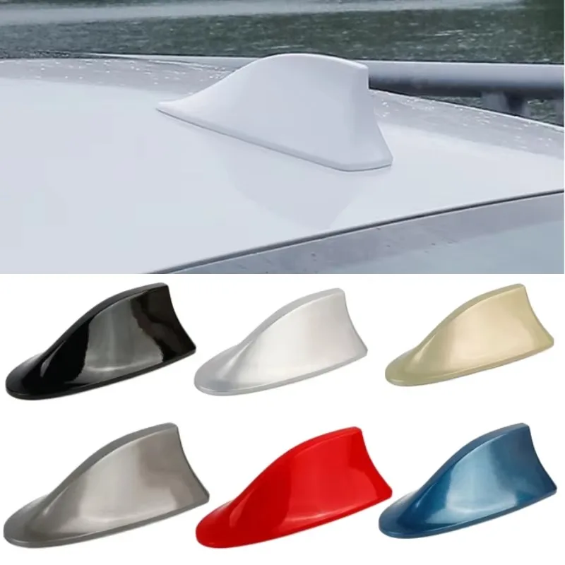 For Automobiles Aerials Auto Exterior Styling Car Radio Shark Fin Car Shark Antenna Radio FM Signal Design Replacement Parts