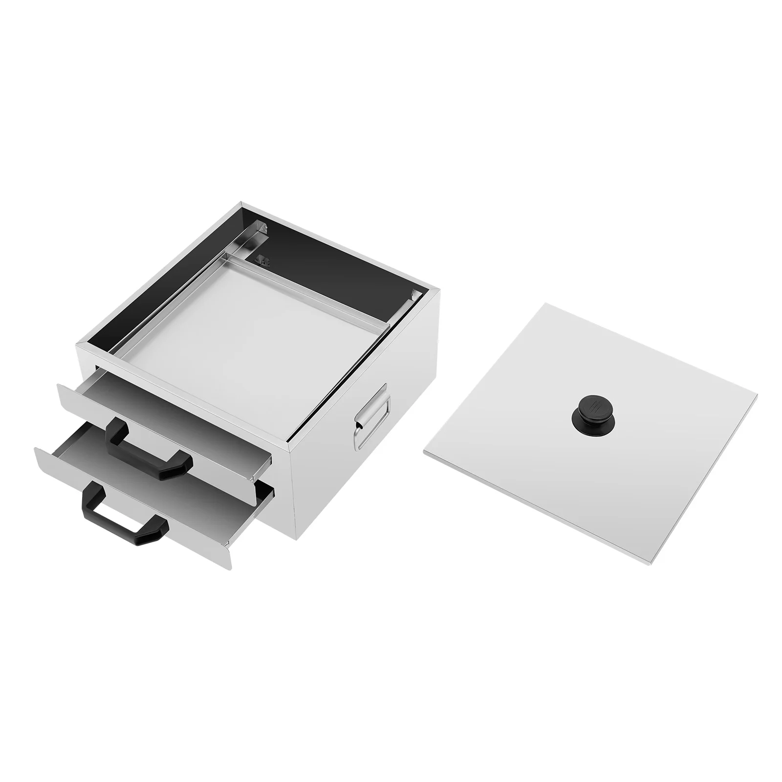 Rice Noodle Rolls Machine, 304 Stainless Steel Double Layer Cheong Fun Steamer for Home Kitchen