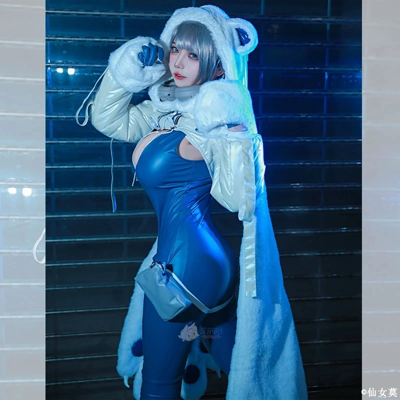 COSLEE Anime Game NIKKE Neve Cosplay Costume The Goddess Of Victory Jumpsuit Dress Daily Party Uniform Halloween Carnival Women - Image 5