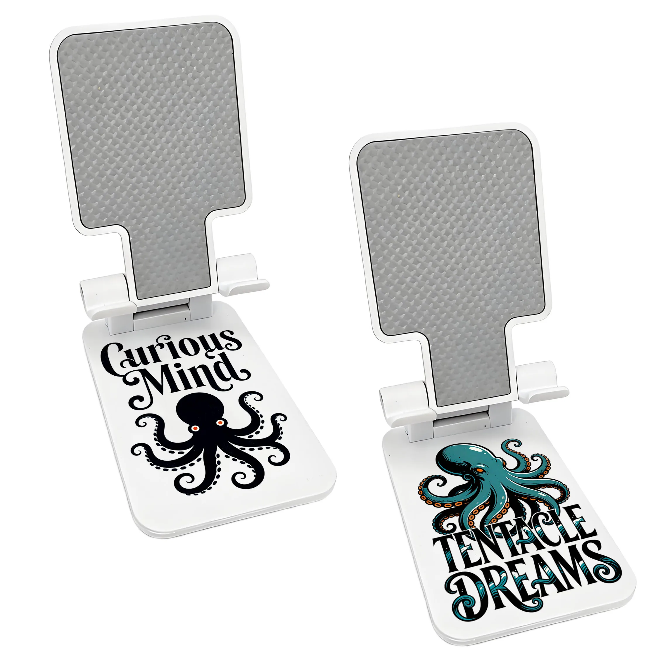 

2 шт., креативная подставка для мобильного телефона с рисунком осьминога, складная и подъемная фиксированная подставка для офисного мобильного телефона