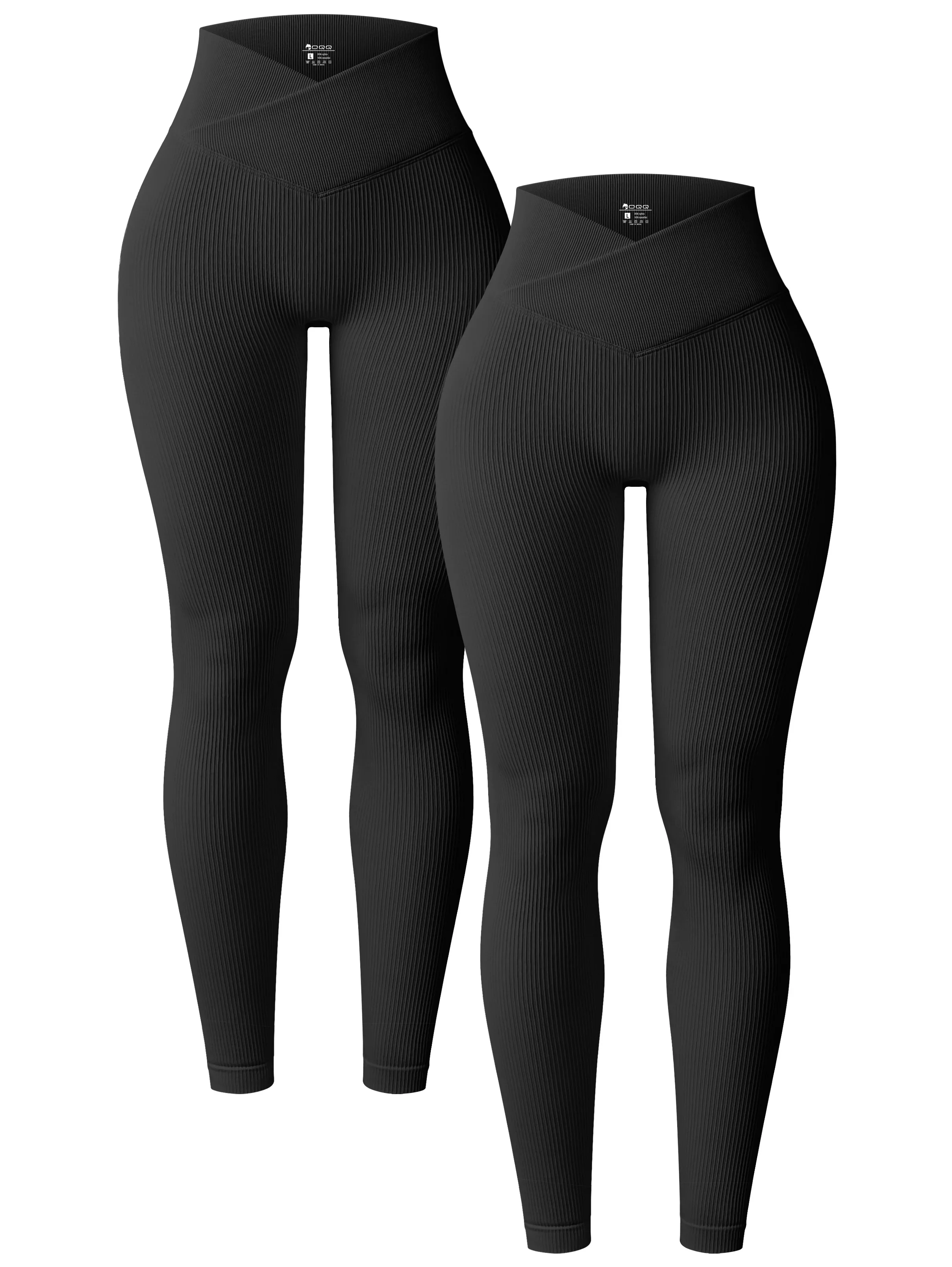 OQQ Hot Selling V Waist Fitness Pants Buttock Lifting Women Workout Leggings