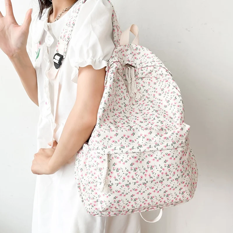 

Flapa for Girls High School Students Japanese Sle Ins Fre Design Dual oulder Bag Small Design Bapa