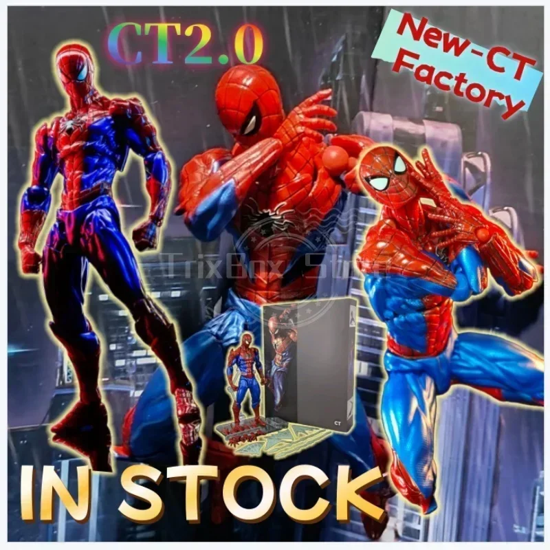 

Hot Sale 100% original CT Toys Spider-Man 2.0 Action Figure Amazing Yamaguchi Agent Venom MAFEX Anime Model Kids Gift IN stock