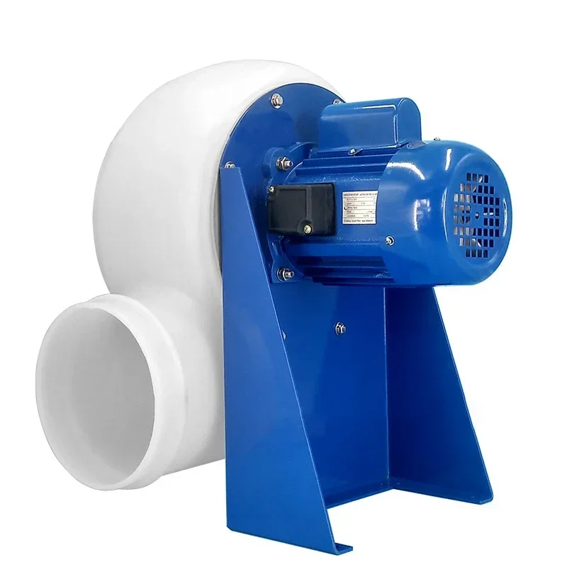 Ventilador de exaustão de fábrica 220V Dispositivo de ventilação com base de ácido PP Plástico Anticorrosivo Ventilador resistente a álcalis