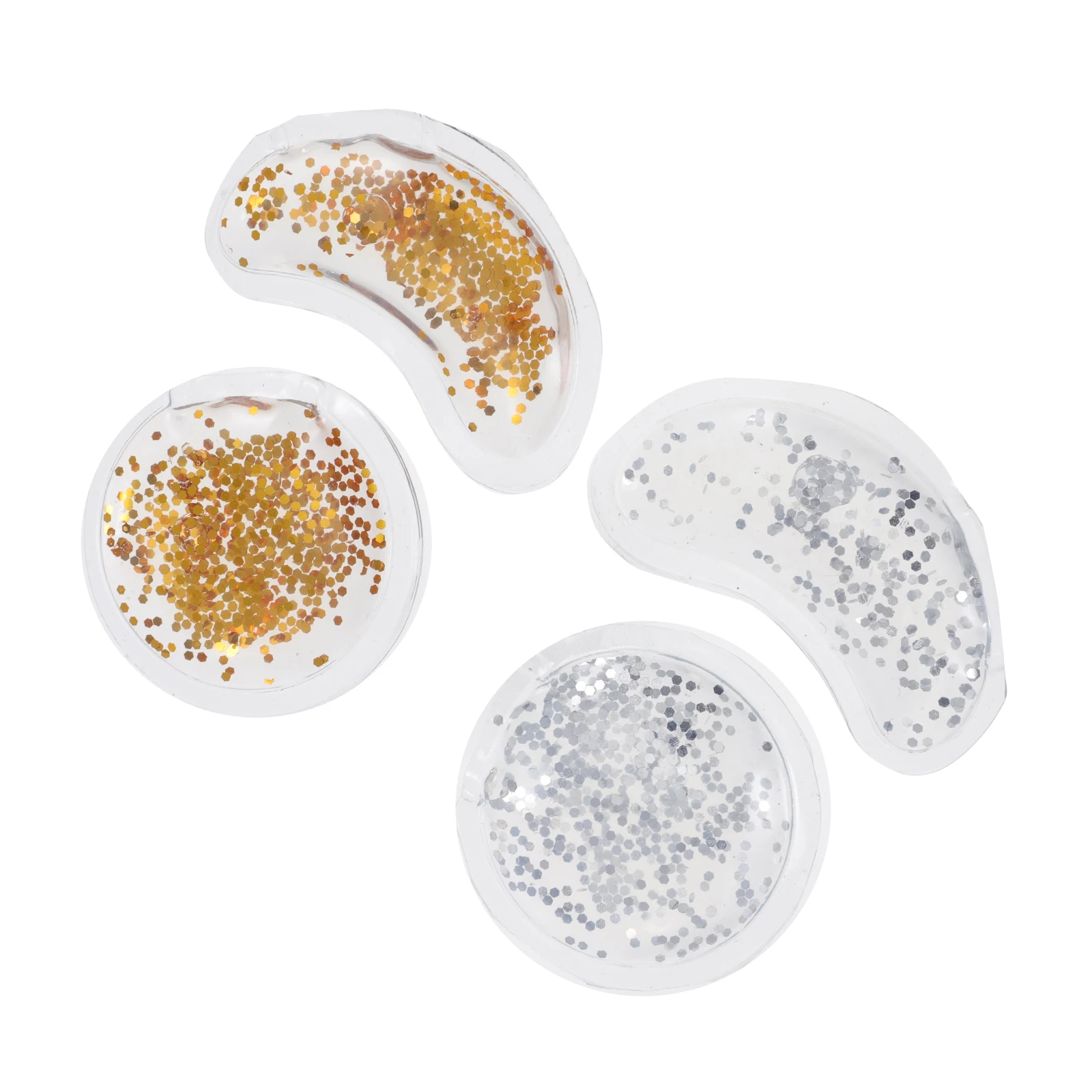 

4 Pcs Gel Eye Patches Cooling Mask for Puffiness Safe Material BPA Free CE Certified Nontoxic Gel Eye Care Products