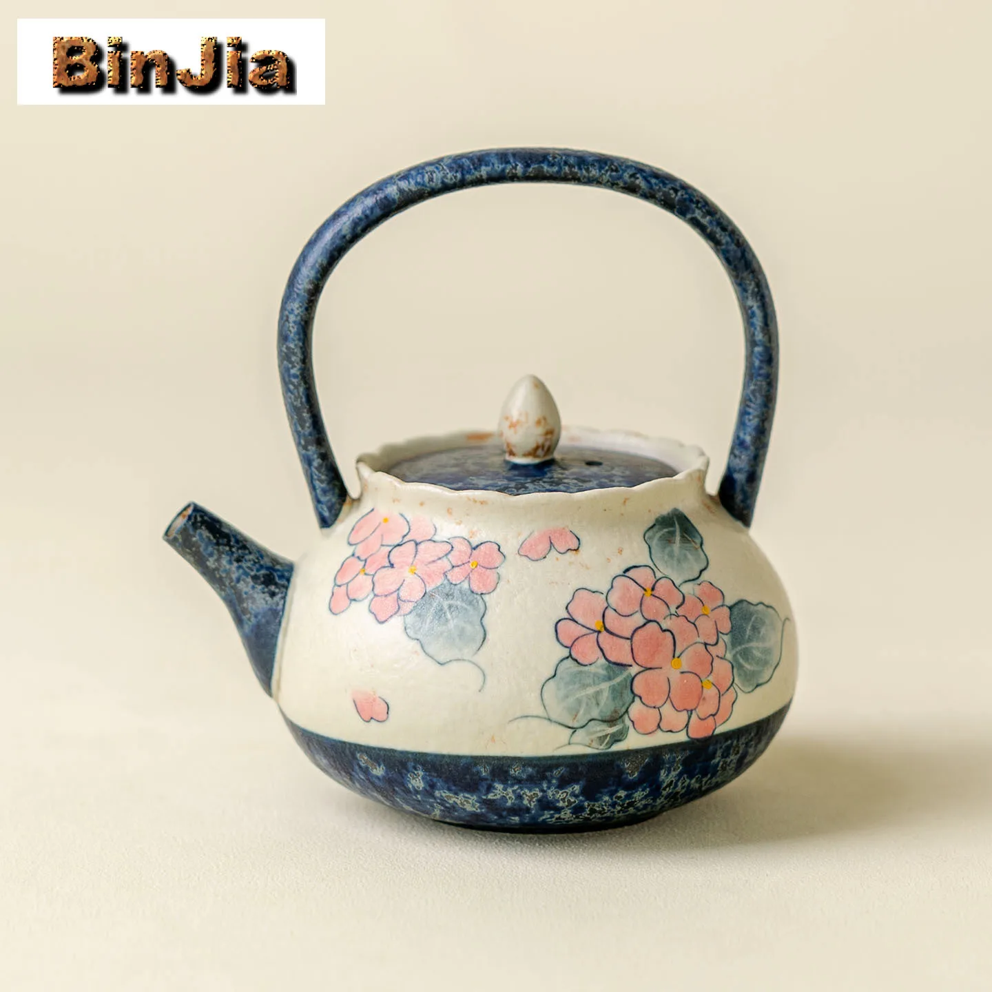 

160 мл карамельный ручная роспись гортензия чайник бутик заварочный горшок бытовой чайник для заваривания чая с ситечком Коллекция ча