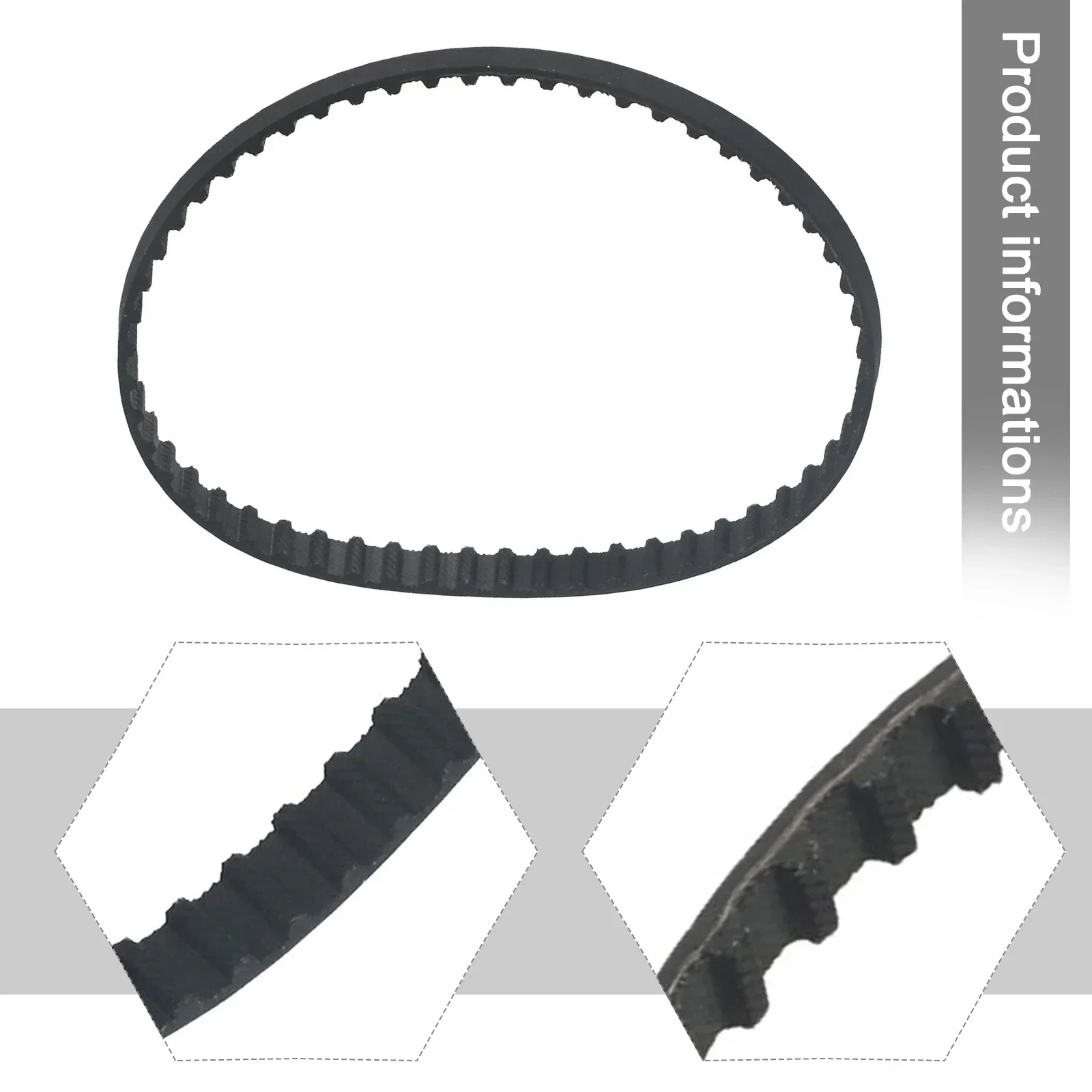 Imagem -06 - Correia Dentada para Lixadeira Polia de Borracha Acessórios para Ferramentas Elétricas 55 Dentes mm 10 mm 110xl031 4299643 1pc