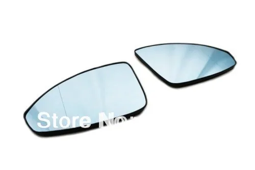 Blue Tinted Split Angle Side Mirror Glass For Chevrolet Cruze