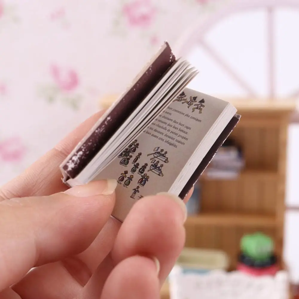 1/6 1/12 Miniature Book Model Gifts Doll Accessories Multicolor Mini Books Mini Furniture Playing House Dollhouse Book