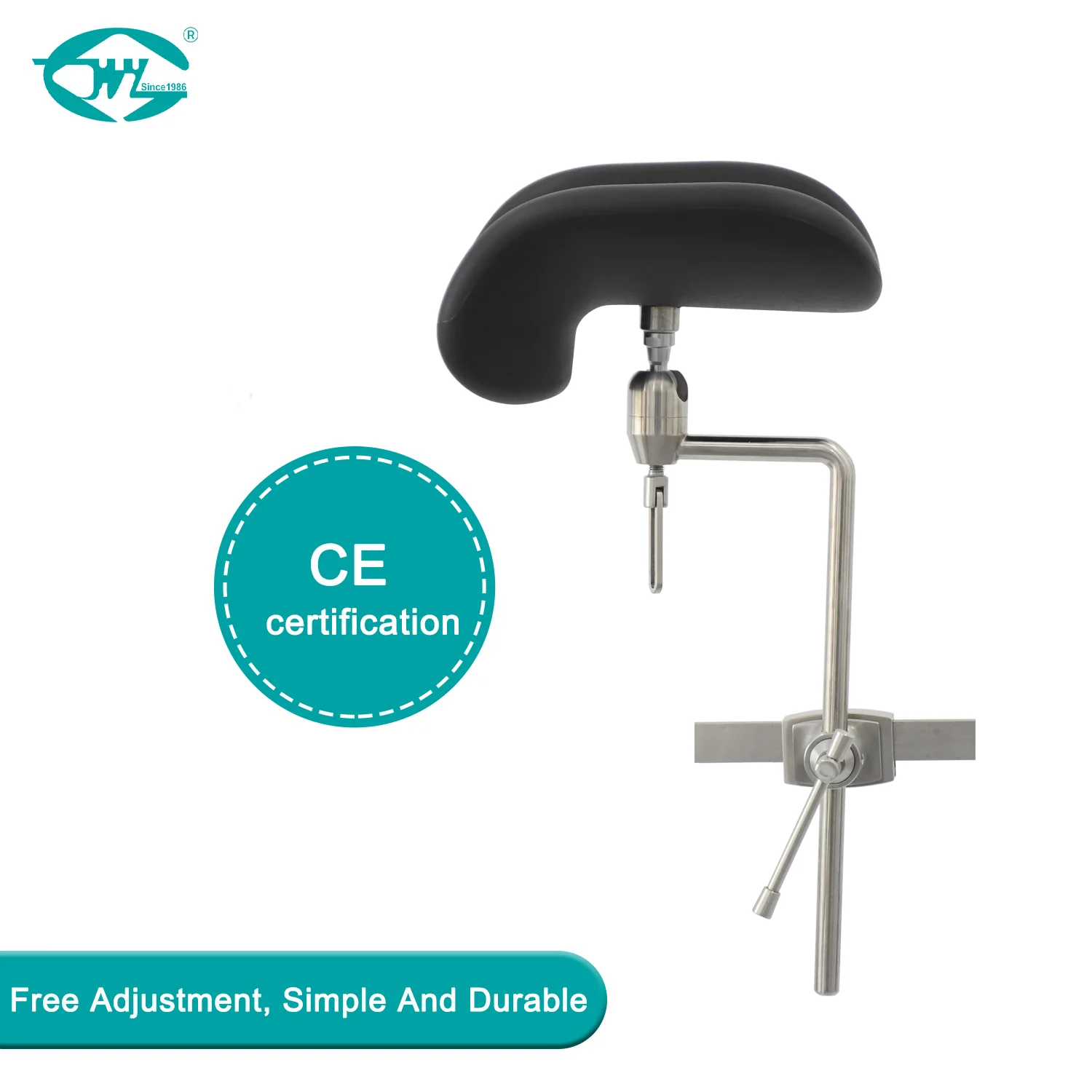 WEIYE Medical Equipment Operating Table Leg Holders Patient Positioning Systems SS304 Stainless Steel 12Kg Capacity