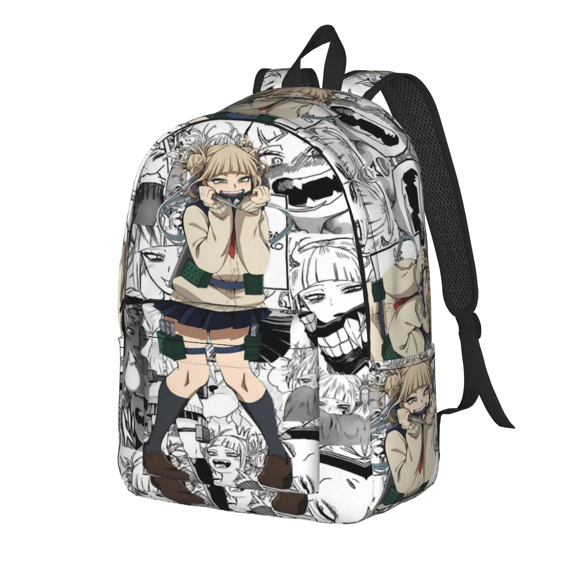 Anime Himiko Toga Backpack M-My Heros A-Academias University Backpacks Youth Streetwear School Bags Designer Breathable Rucksack