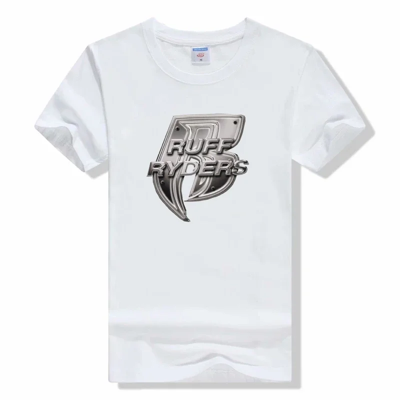 Ruff Ryders Logo T Shirt Vintage Hip Hop New York Rap band t shirt Summer fashion printing tees Short Sleeves cotton T-shirts