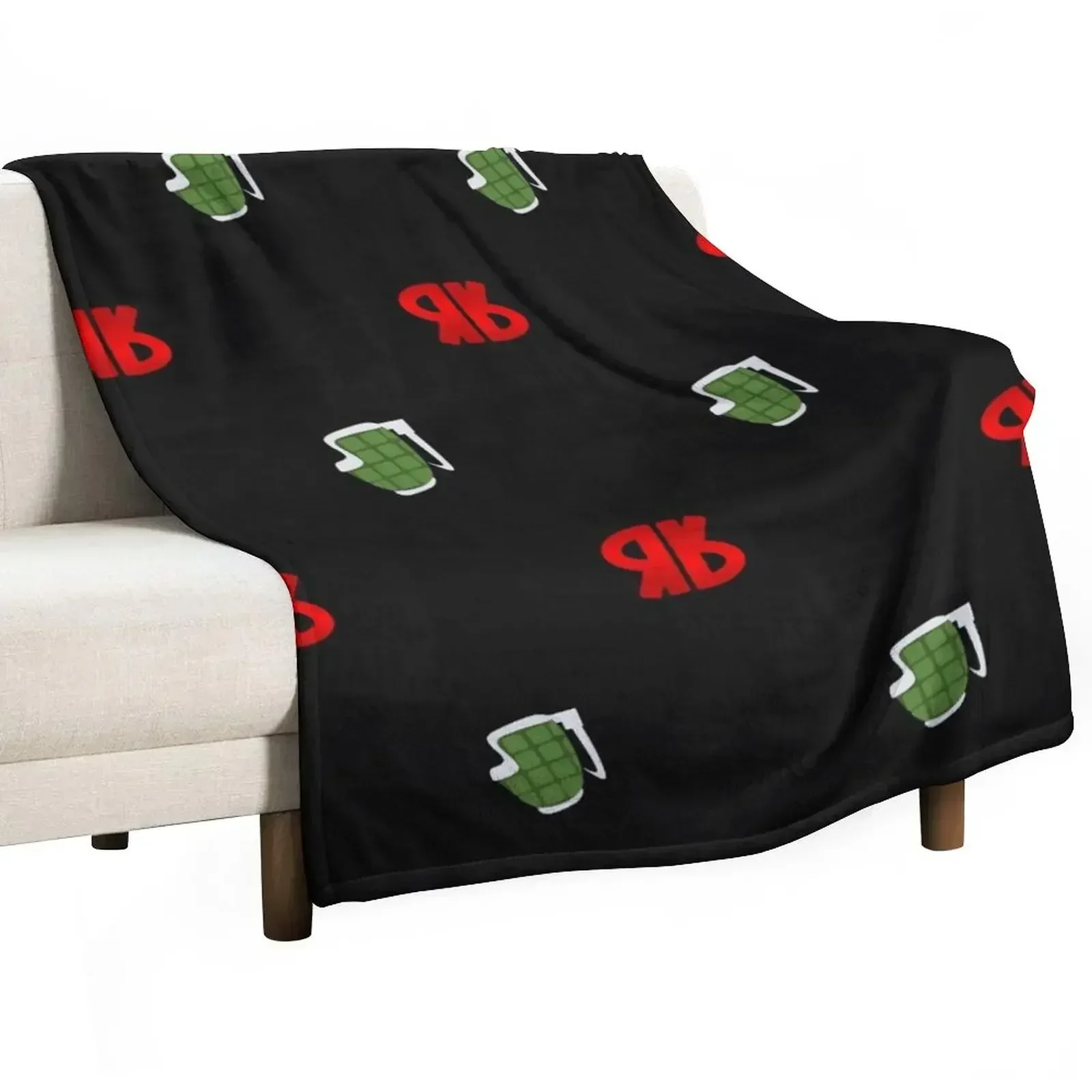 

Kiribaku Symbols Throw Blanket Color Fast Cozy Throw Blanket