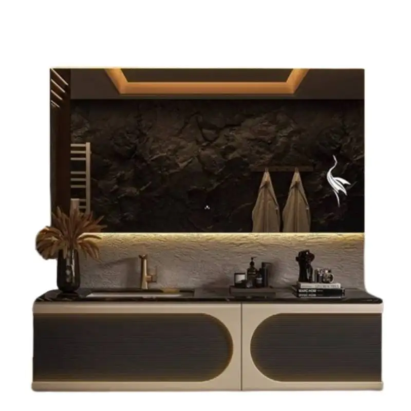 Led Lange Alte Badezimmer Schrank Spiegel Vintage Set Luxus Schwimmende Badezimmer Schrank Lagerung Eitelkeit Mobile Da Bagno Möbel