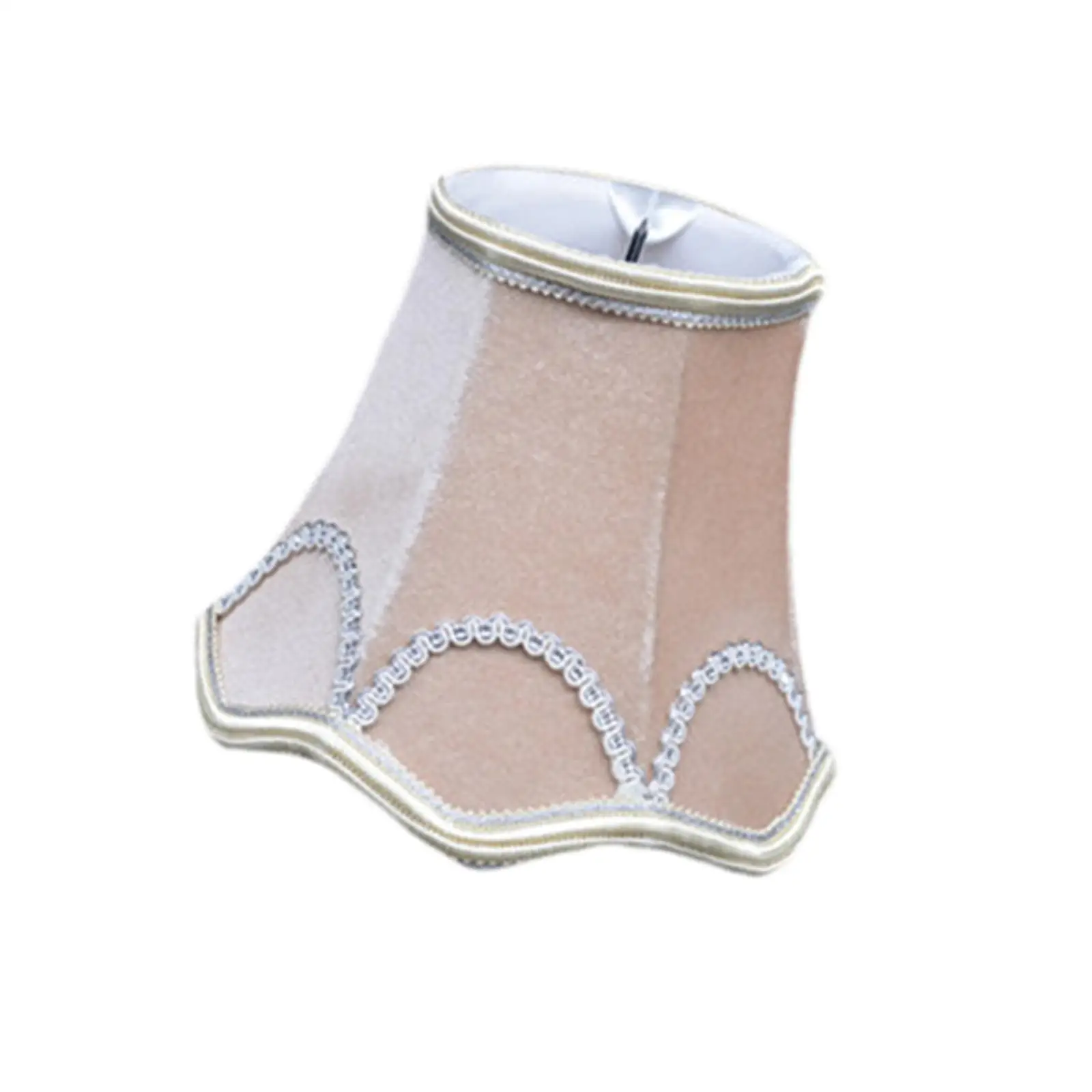 

Fabric Lampshade Replacement Droplight Cover Simple Assembly Handmade Accessories for Candle Bulbs Lighting Bell Lamp Shade