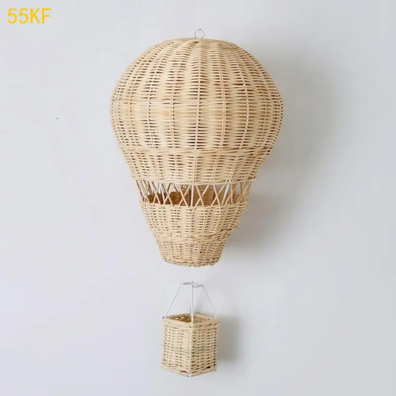 

55KF Photography Prop Wall Hanging Home Decor Hot Air Balloon Shaped Crafts for Shop