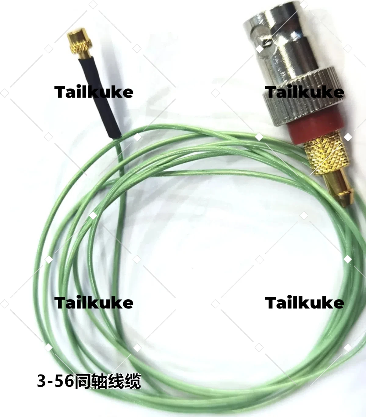 3-56 connector Teflon coaxial sensor cable, customizable for BNC/M5/10-32 conversion Cable colors are delivered randomly