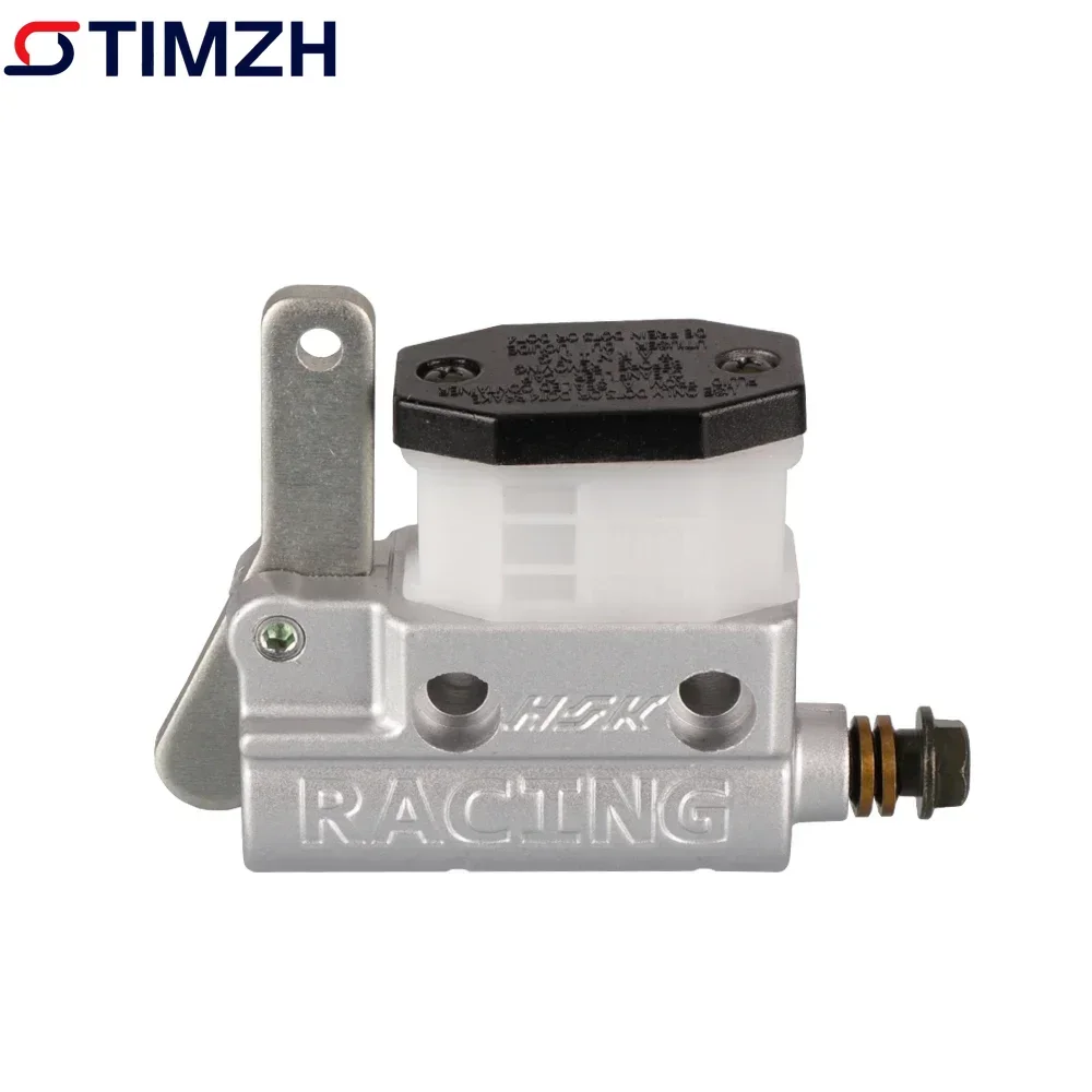 12.8 bomba de cilindro mestre do freio traseiro hidráulico pistão 12.8mm para go kart drift kart corrida atv utv quad motocicleta de 4 rodas