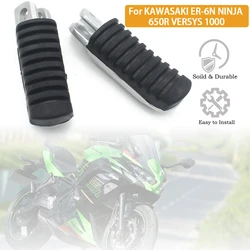 Motorcycle Footpegs Footrests Foot Rest Peg Pedal For KAWASAKI ER 6N 6N NINJA 650R VERSYS650 NINJA 1000 Motorbike