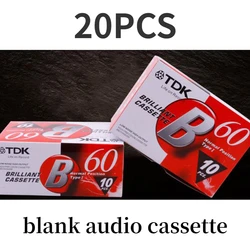 20 Pc High Quality Standard Cassette Blank Tape Player Empty 60 Minutes Magnetic Audio Tape Recording For Speech Music Recording