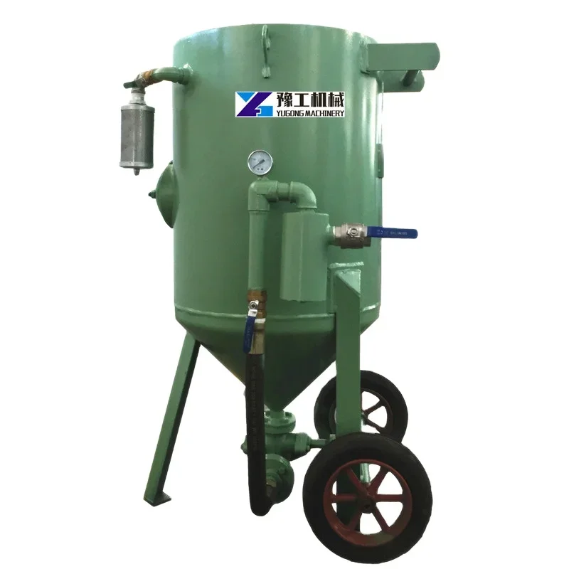 

Portable Dustless Water Wet Sand Blasting Machine Mobile Sand Blaster Pot Automatic Water Wet Industrial Sandblaster