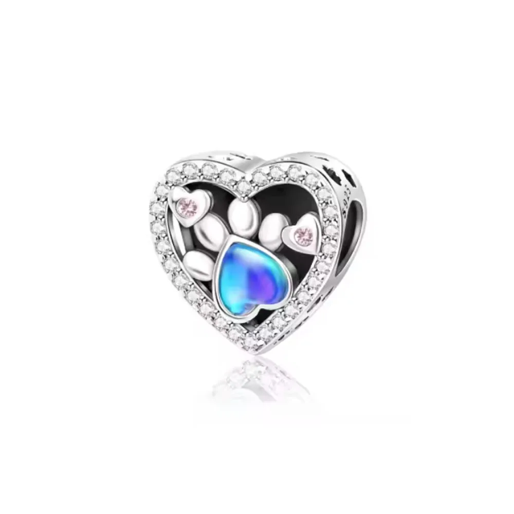 Hot selling Charm Bead Pendant 925Silver Snail Cake Magic Cube Murano Beads Suitable for Bracelets Charm Women DIY Jewelry Gifts