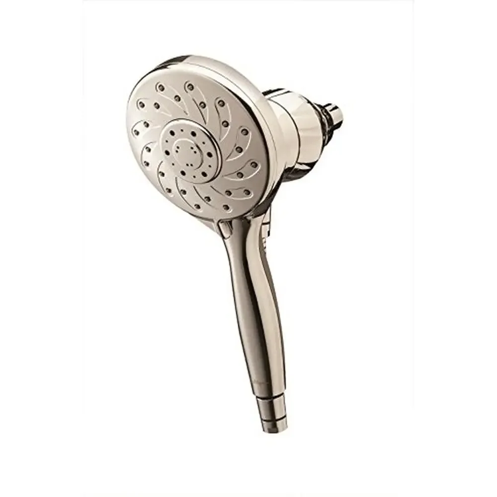 Filtered Handheld Showerhead Magnetic Base Anti-Clog Nozzles 5 Spray Settings NSF Certified