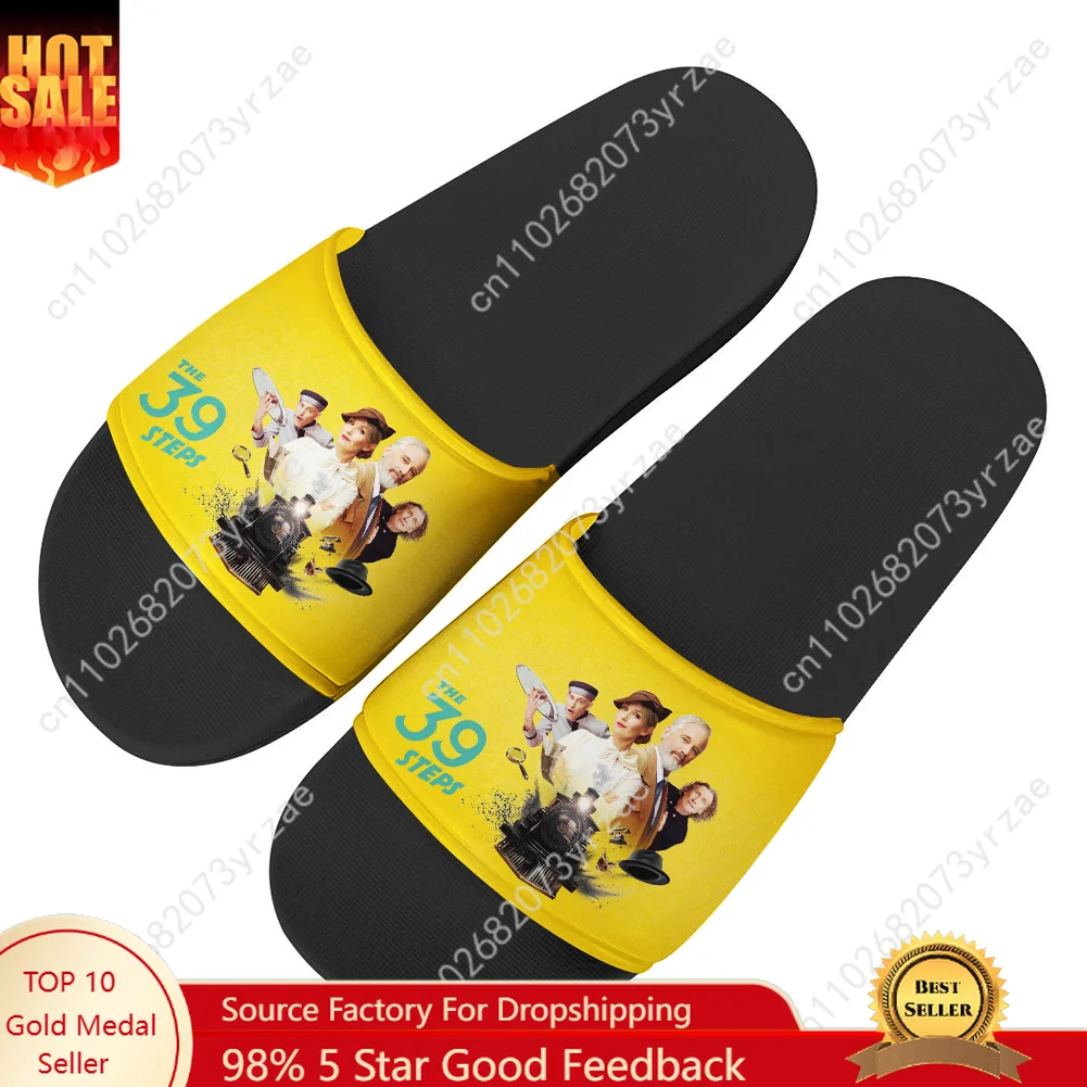 

The 39 Steps Flip Flops Home Slippers Mens Womens Teenager Family Slippers Bathroom Pool Casual Sandals Customized Water Shoes