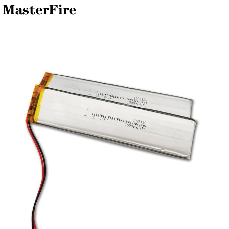 

4pcs/lot 4025130 1500mah 3.7V Lithium Polymer Battery For LED Strip Light Video Player E-Book Rechargeable Li-polymer Batteries