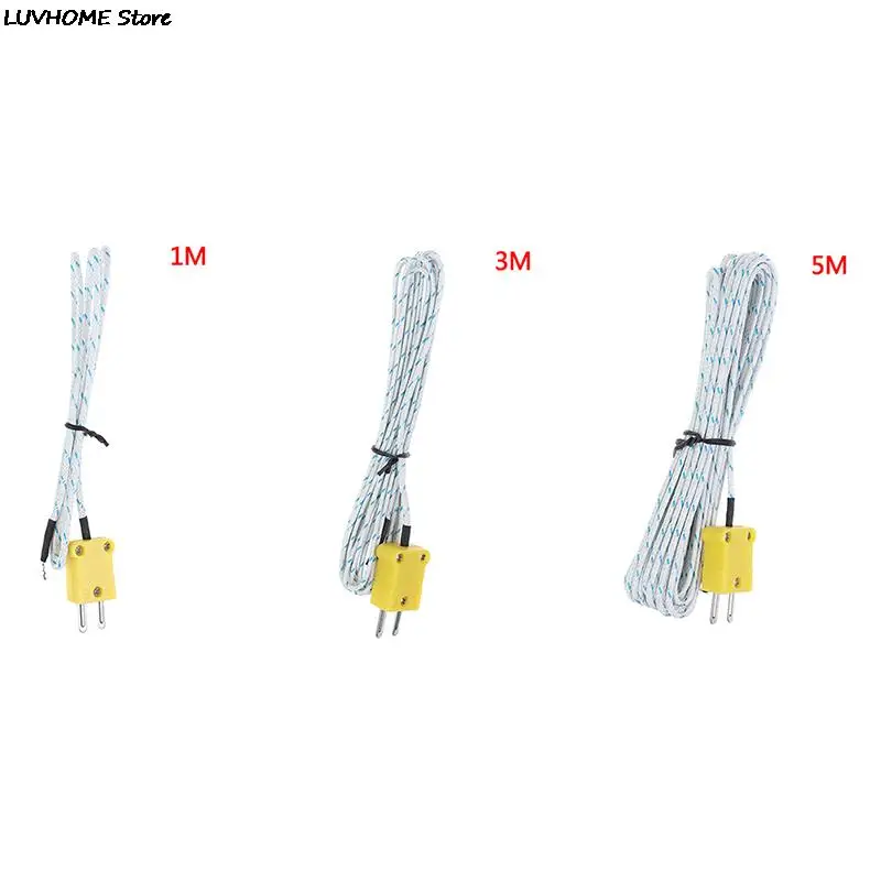 1Pcs High Quality Wire Temperature Test K-type TP-01 Thermo Sensor Probe For TM-902C TES-1310