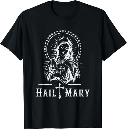 Hail Mary Prayer to Holy-Mary Mother Of-God Catholic Faith Unisex T-Shirt