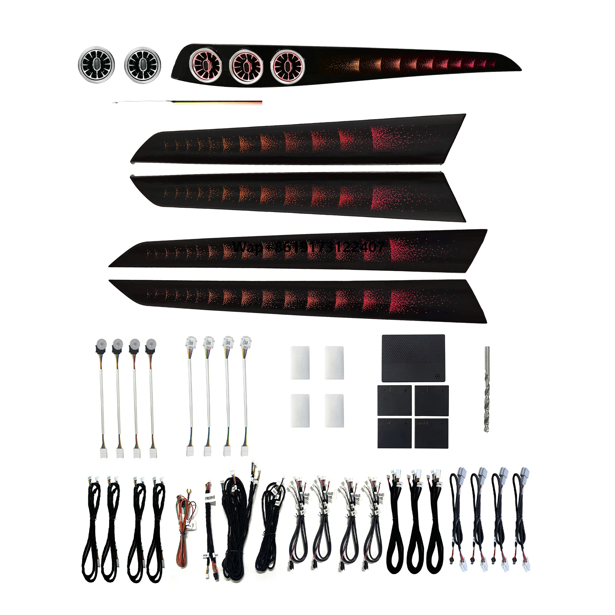 

Car Ambient Light Atmosphere Lamp for 2010-2014 C-Class W204 Interior RGB LED Light Strip Decoration Accessories