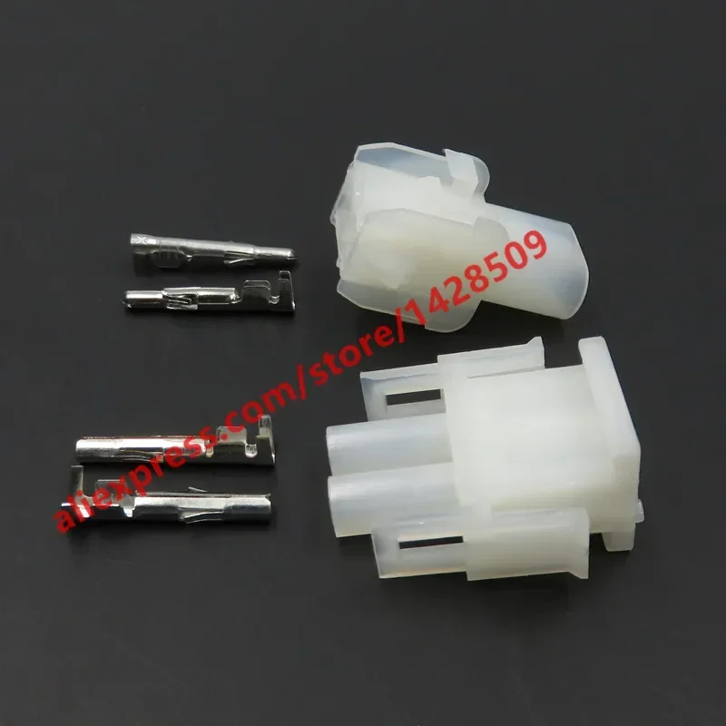1 Pcs Tyco Amp 2 Pin 63080 PA66 1-480699-0 Female Male Electrical Wiring Harness Plug Connector Motorcycle