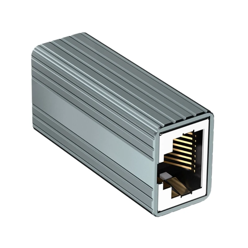 Conector rj45 fêmea para fêmea para suporte extensão lan 100m dropship