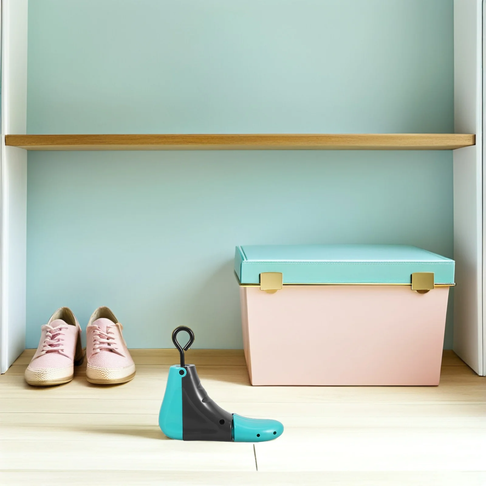 Plastic Shoe Stretcher Shaper Adjustable Length Lightweight Shoe Expander Toe Box Support for Women High Heels Flats