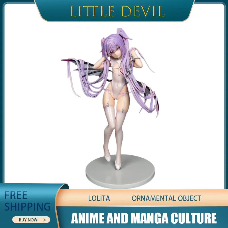 Eve Handcuffs Figurine Little Devil Lolita Cute Girl Anime Anime And Manga Culture Model Ornament Periphery Computer Desktop