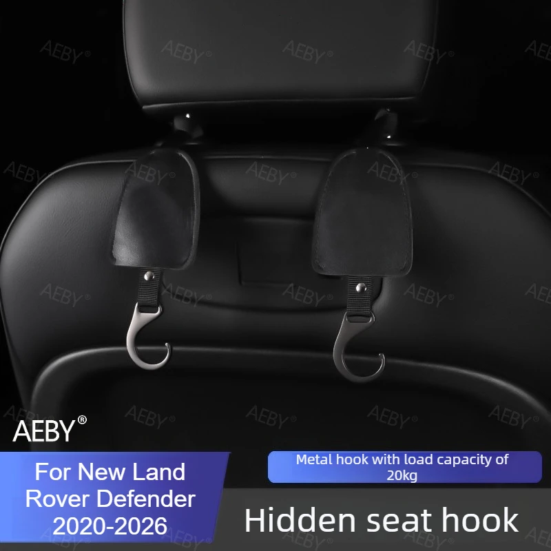 For New Land Rover Defender 2020-2026 Seat backrest hook suspension storage multi-purpose suspended Car interior Accessories
