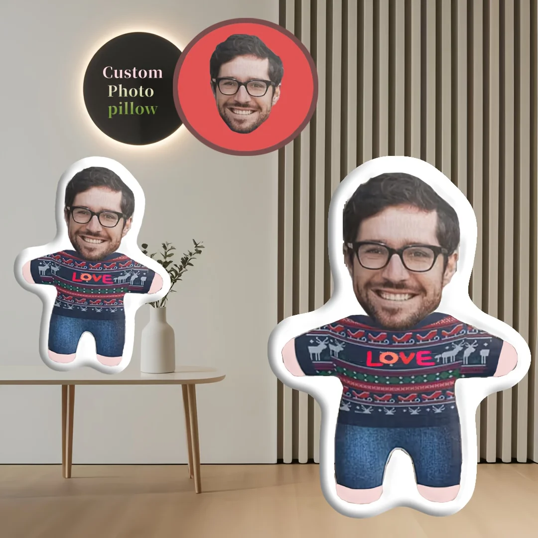 A Customized Personalized Pillow, Double-sided Printing, a Unique Birthday Gift, Suitable for Family and Loved Ones, Home Decora