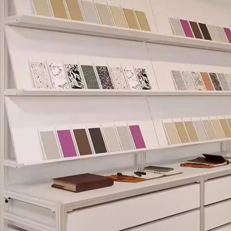 

Display cabinet, aluminum alloy profile exhibition bookshelf, minimalist storage rack, display rack