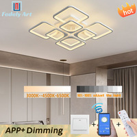 Modern Ceiling Lights Living Room BedroomDining Room LEDCeiling Lights,led chandelier with remote control,bluetooth ceiling lamp