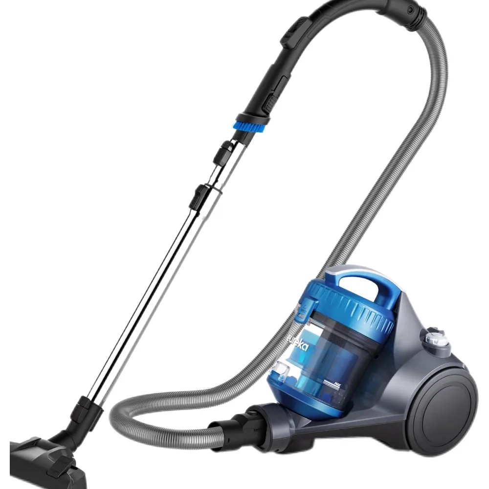 

WhirlWind Bagless Canister 2.5L Vacuum Cleaner, Lightweight Vac for Carpets and Hard Floors, NEN110A, Blue