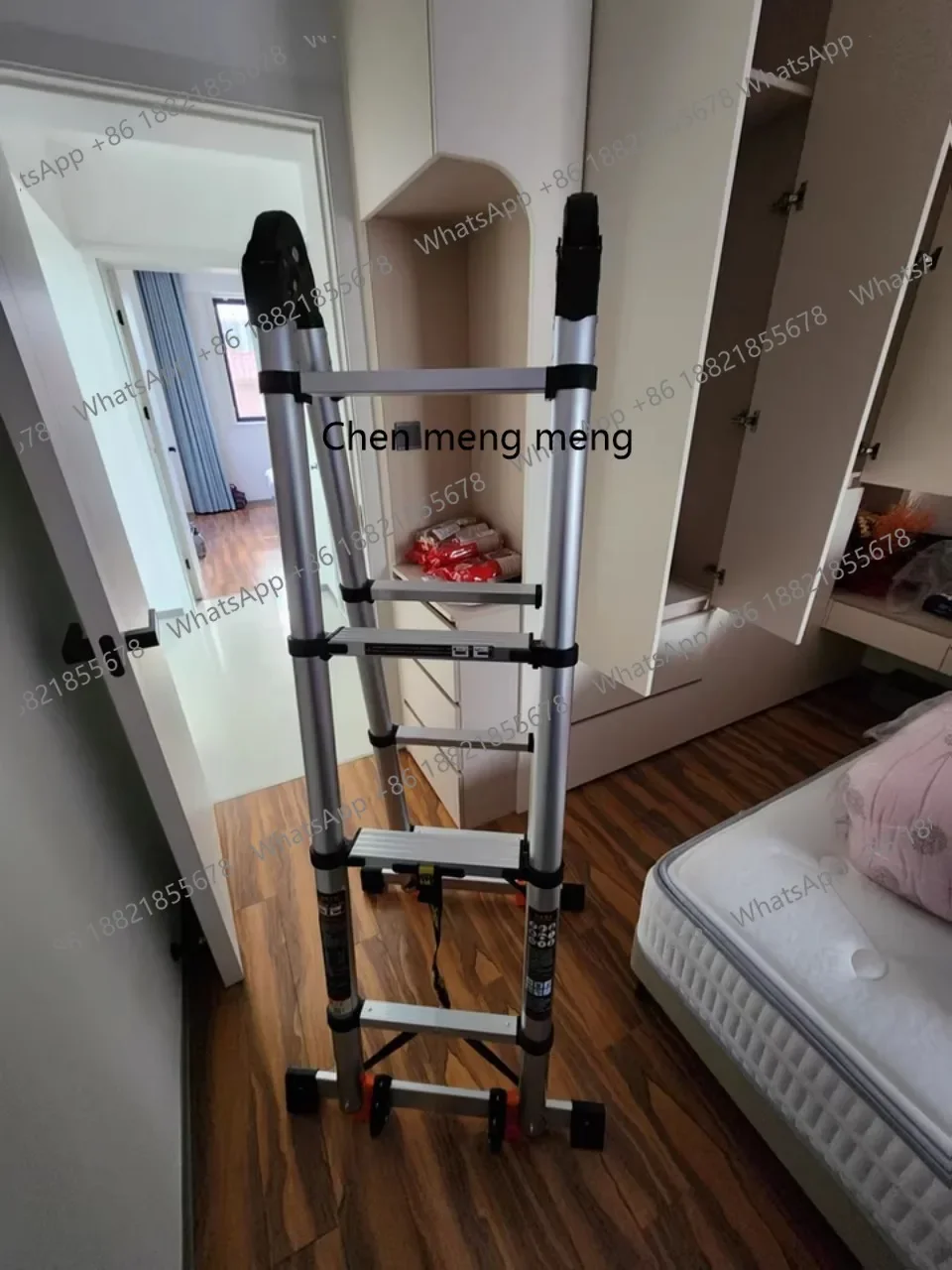 

Новинка! Алюминиевая телескопическая лестница с грузоподъемностью 150 кг, многофункциональная, складная, портативная, для домашнего и коммерческого использования, для внутренних и наружных работ.