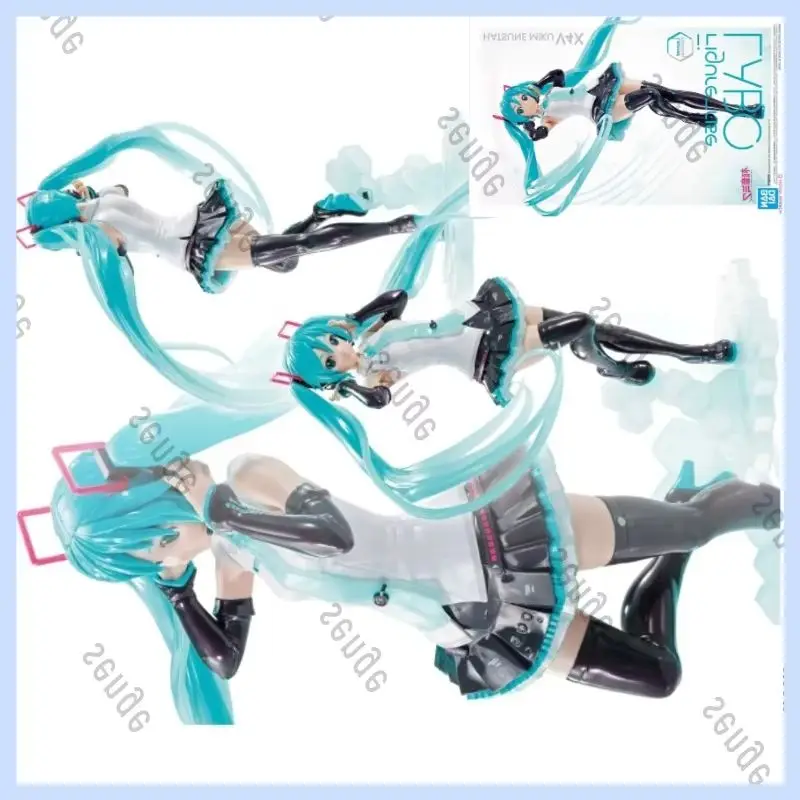 

[Genuine stock] Bandai Hatsune Miku V4X scenery figure official service classic shape transparent base collection gift