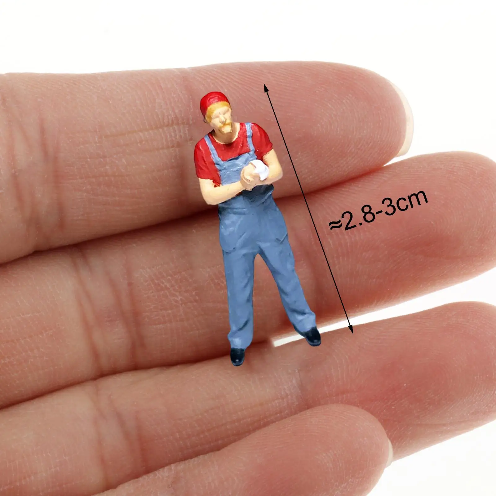 تماثيل أشخاص مصغرة لمشاهد الديوراما - قطع المناظر الطبيعية المزخرفة المصنوعة يدويًا